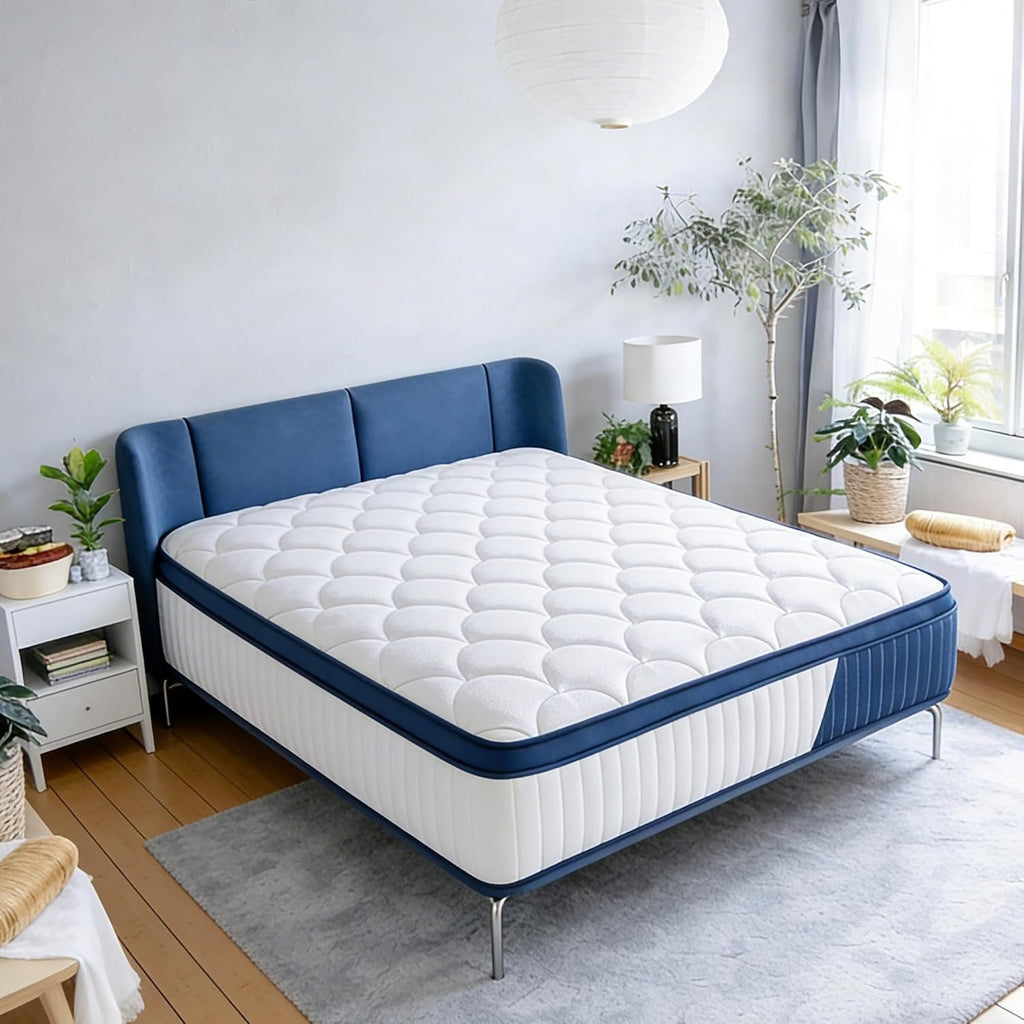 Queen Gel Hybrid Fiberglass-Free Mattress