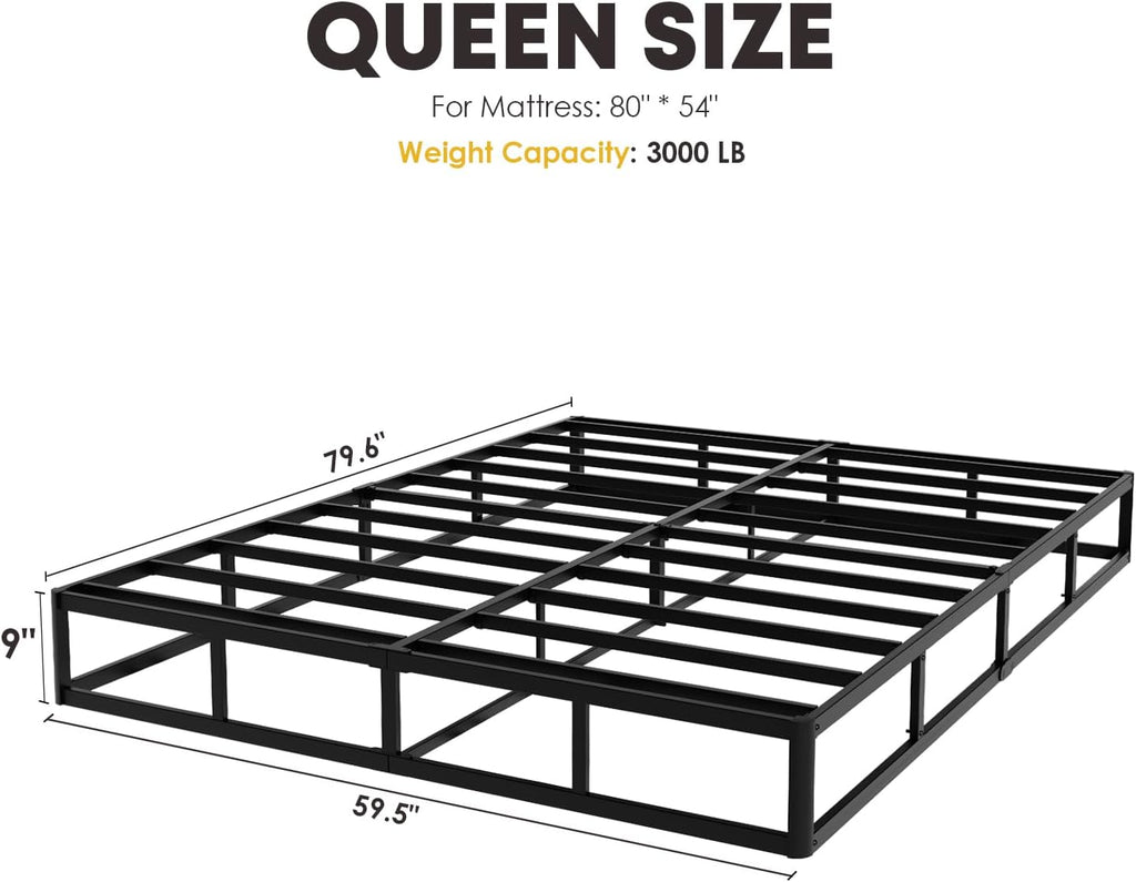 Queen High Metal Box Spring Base
