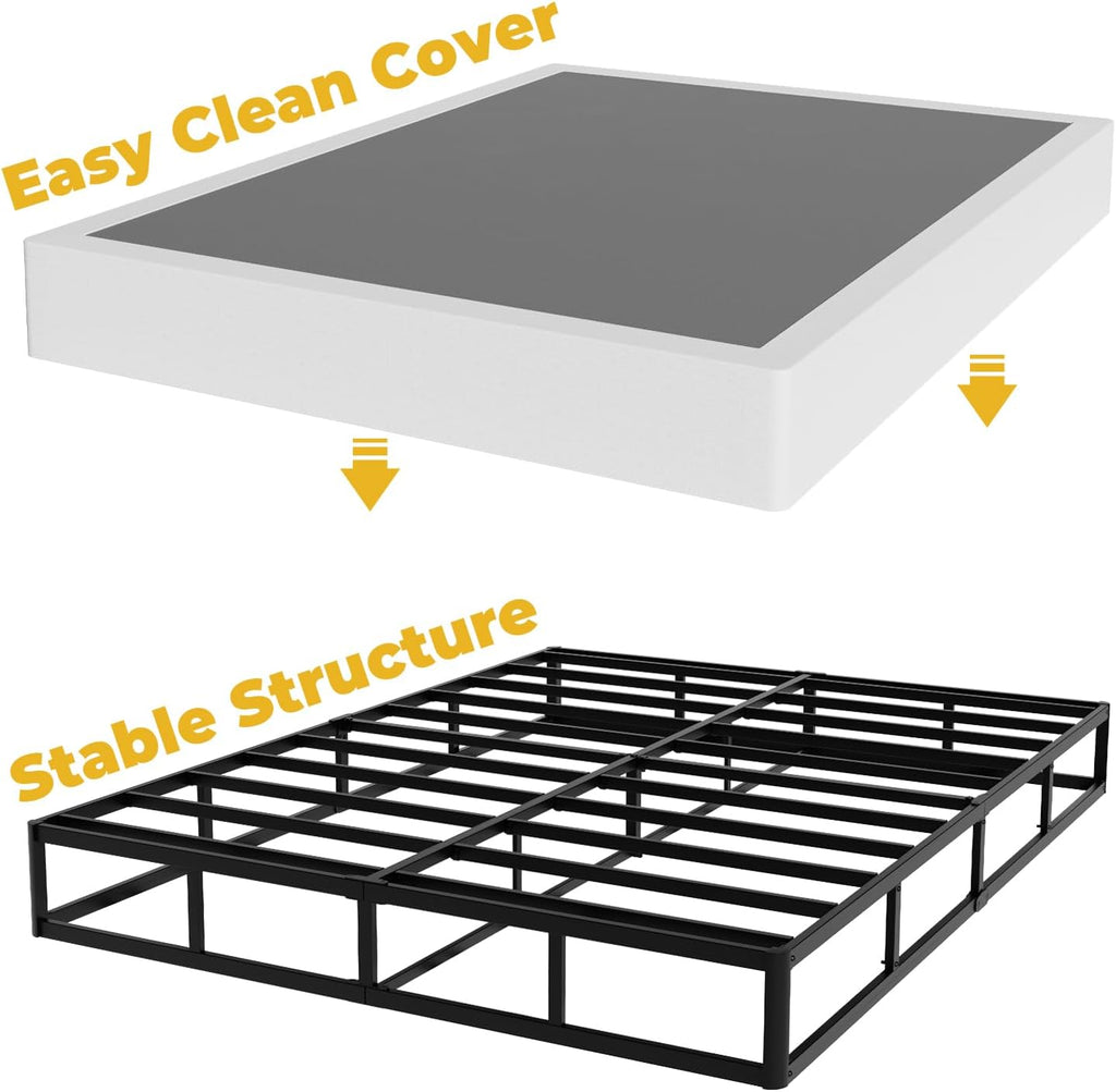 Queen High Metal Box Spring Base