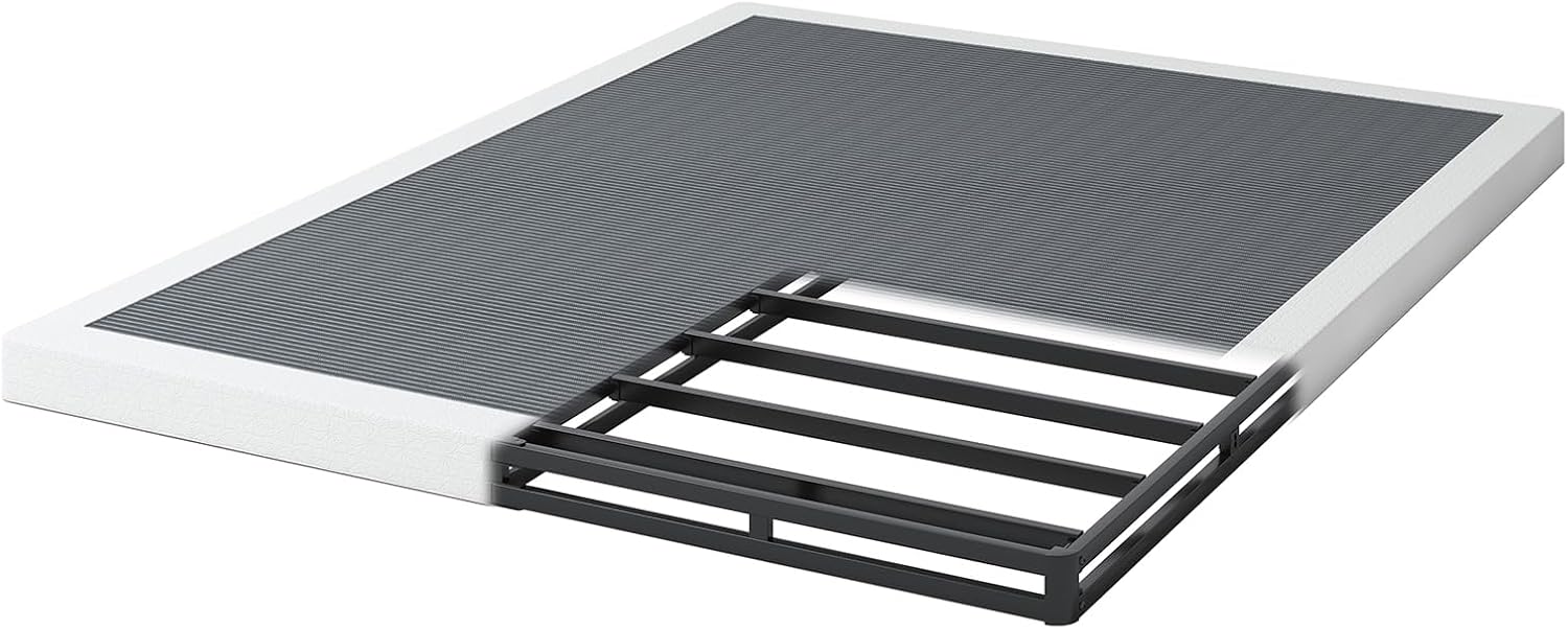 King Low Metal Box Spring Base