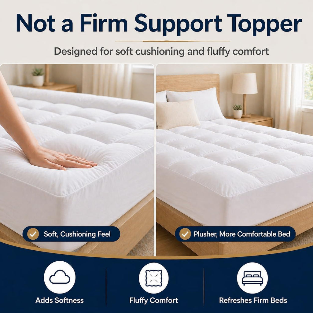 Queen Quilted Deep Pocket Topper