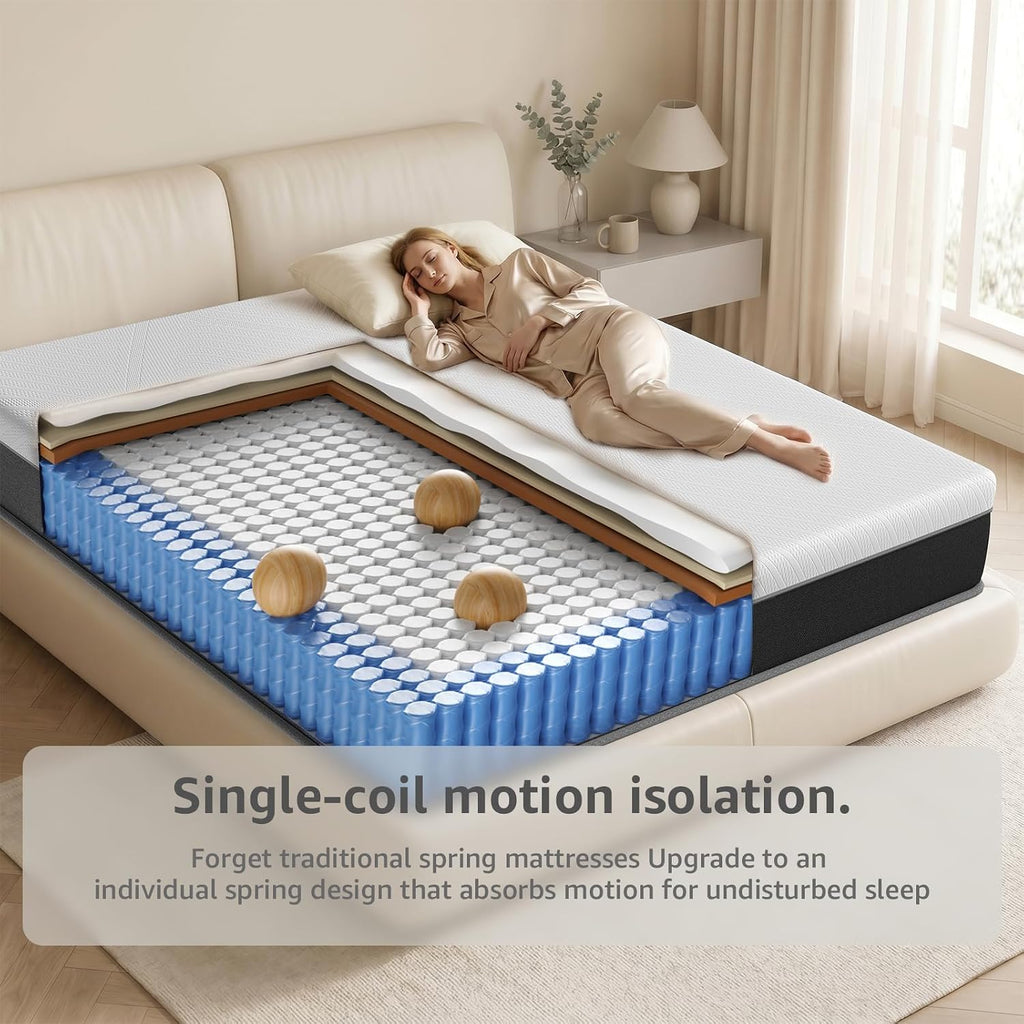 Twin Zoned Hybrid Coil Mattress