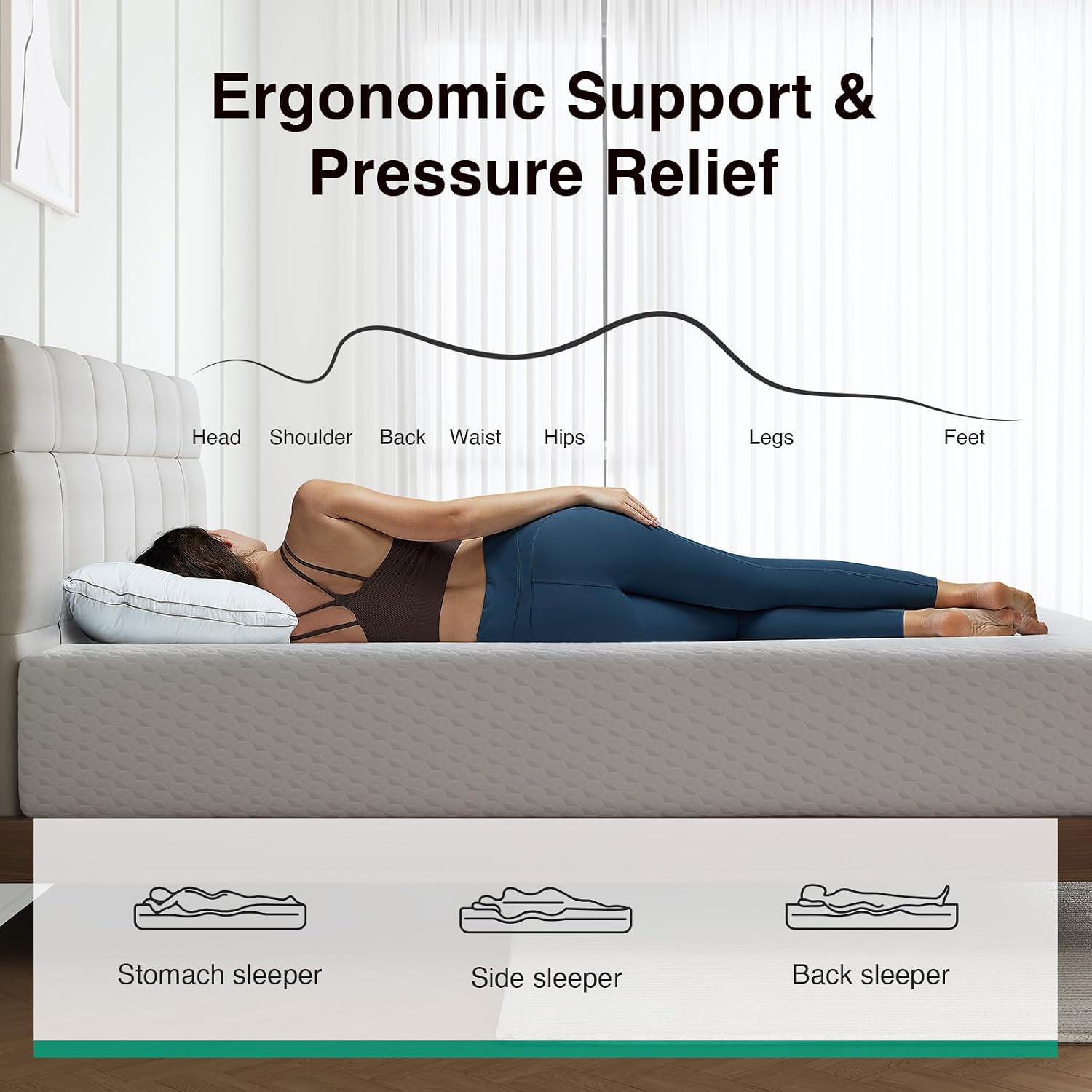 Twin High Density Foam Mattress