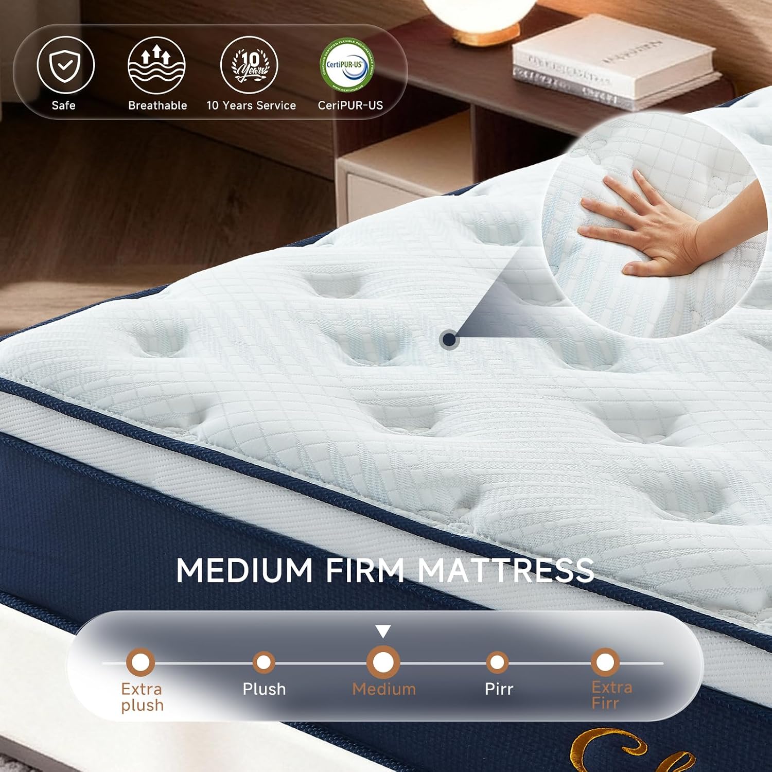 Queen CertiPUR-US Hybrid Mattress