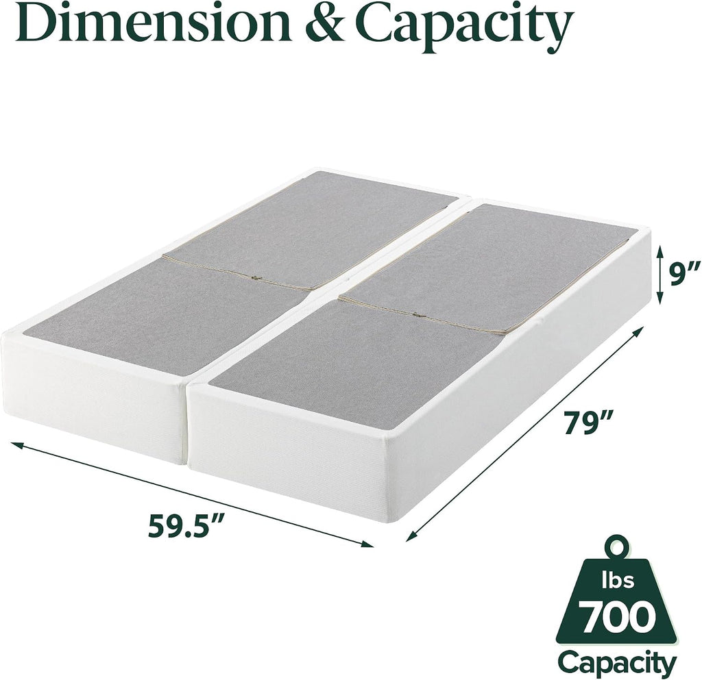 Split Queen Folding Metal Box Spring