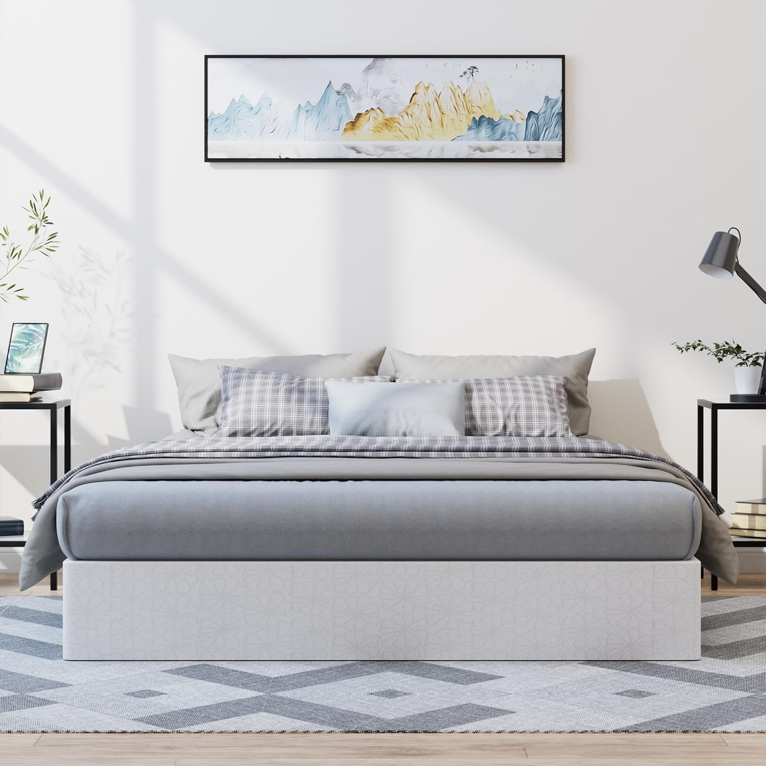 Queen High Metal Box Spring Base