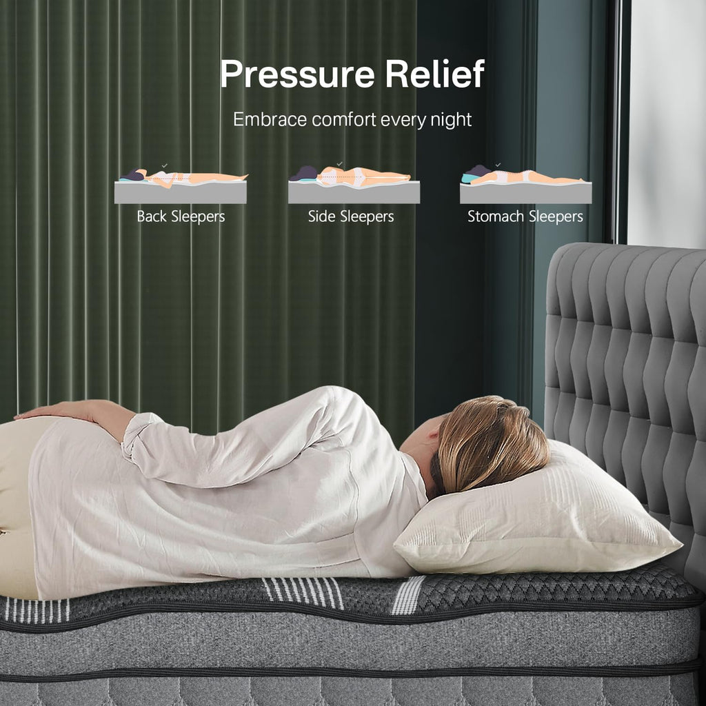 Queen Cooling Hybrid Edge Mattress
