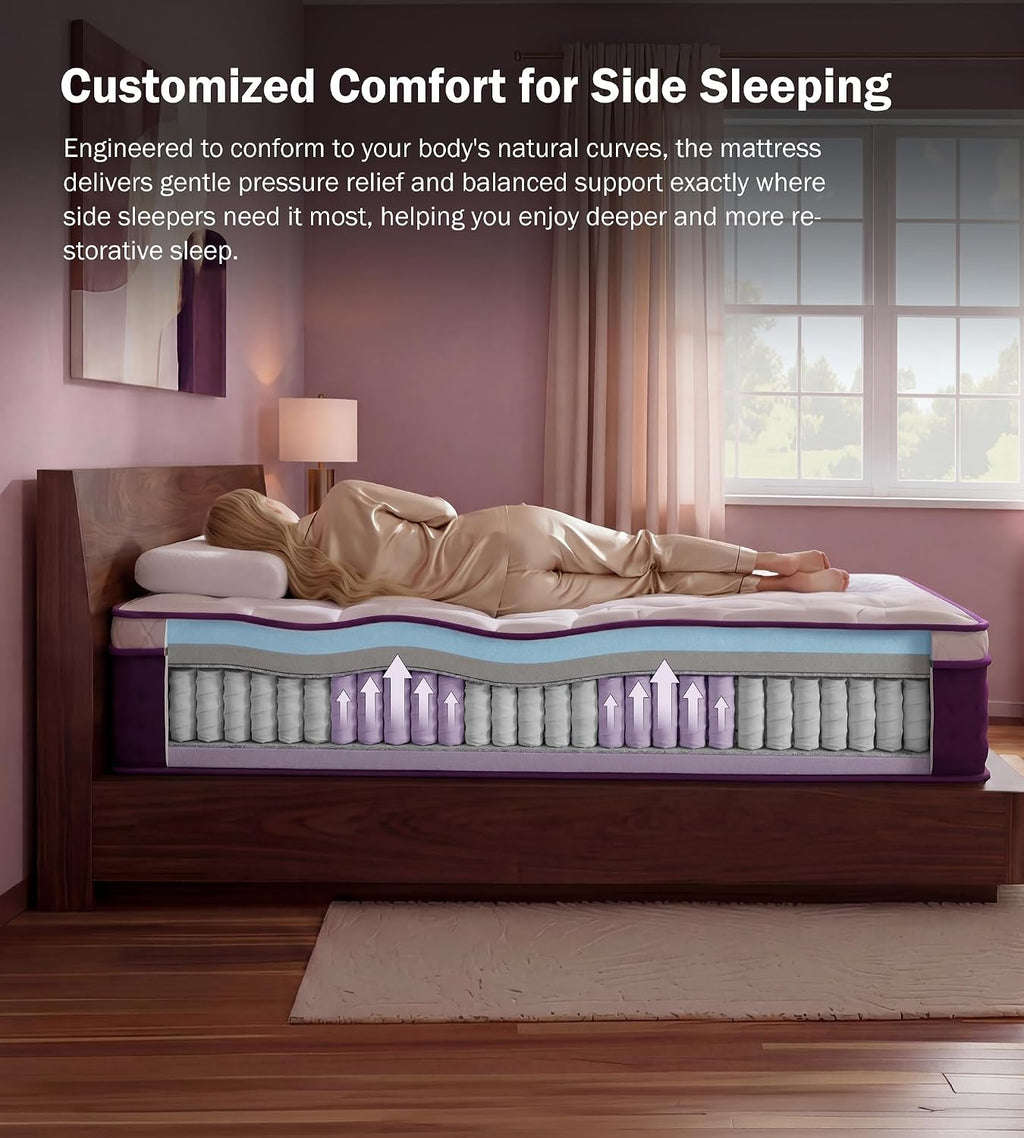 Queen Gel Hybrid Side Sleeper Mattress