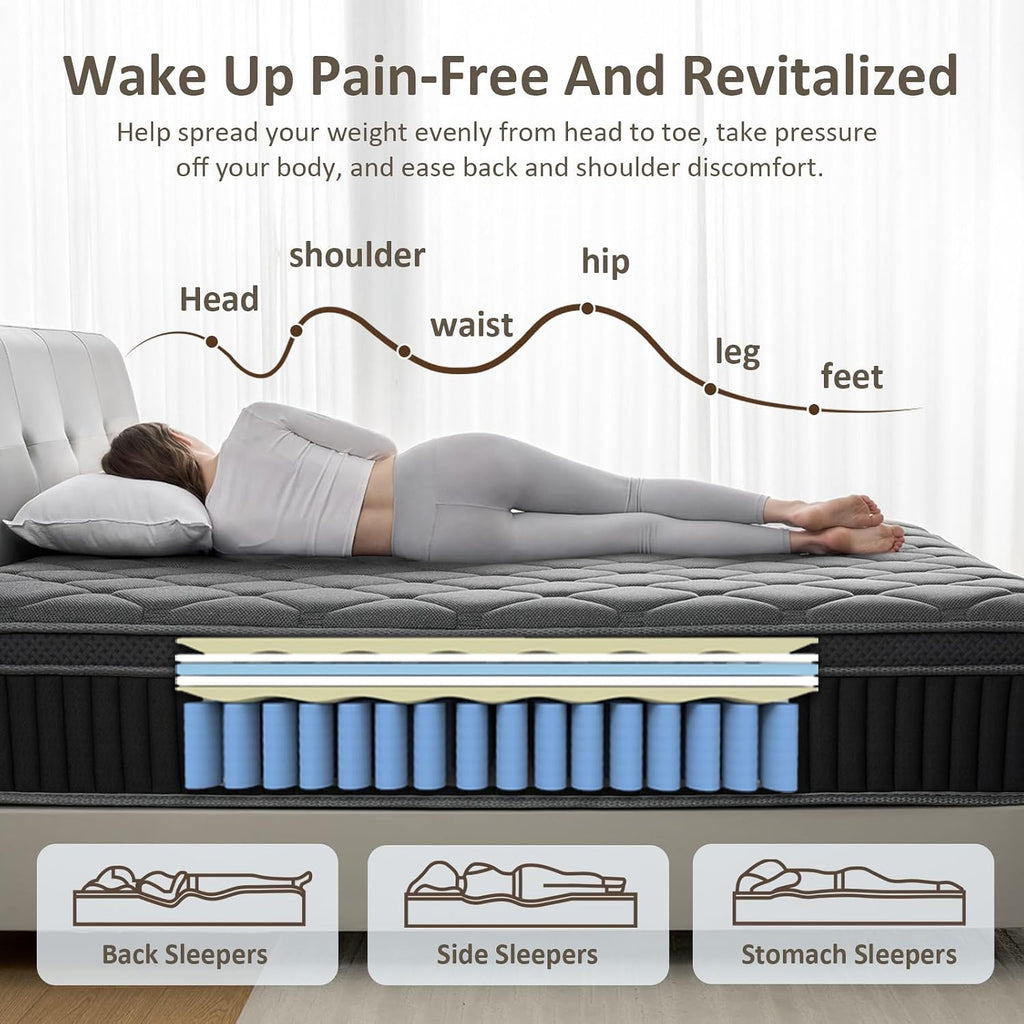 Queen Hybrid Edge Support Mattress