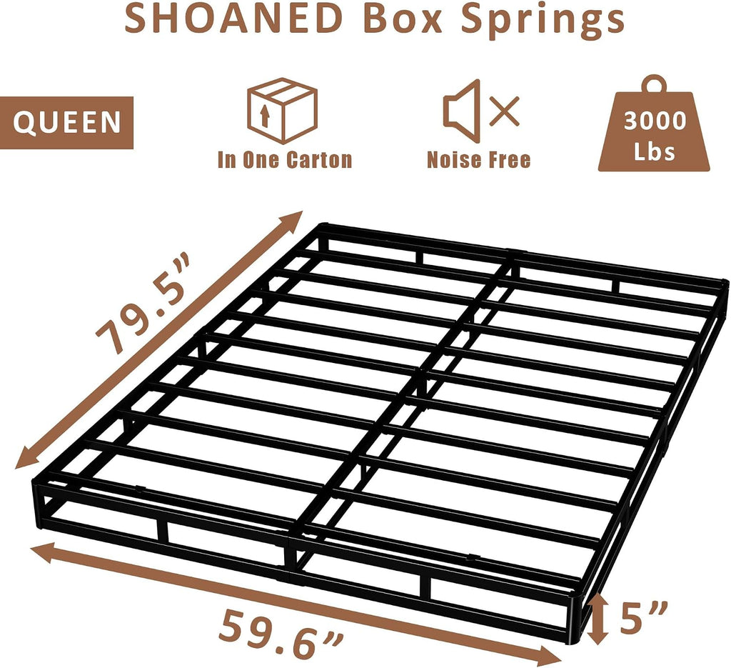 Low Profile Queen Metal Box Spring