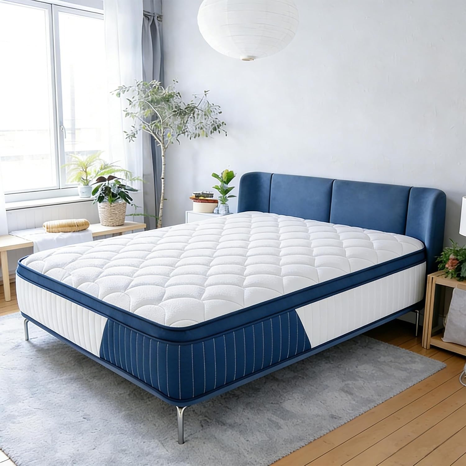 Queen Gel Hybrid Fiberglass-Free Mattress