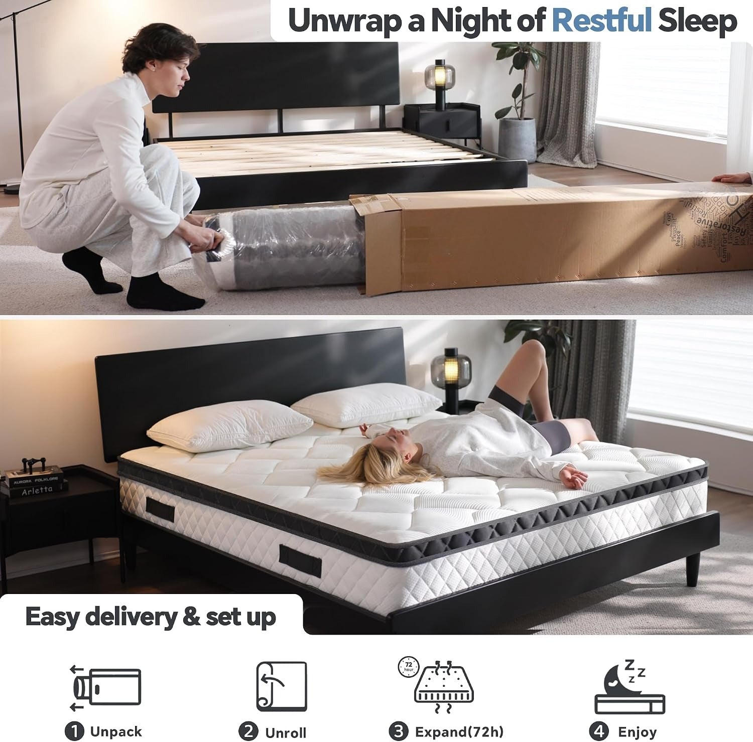 Queen Foam Pocket Spring Mattress