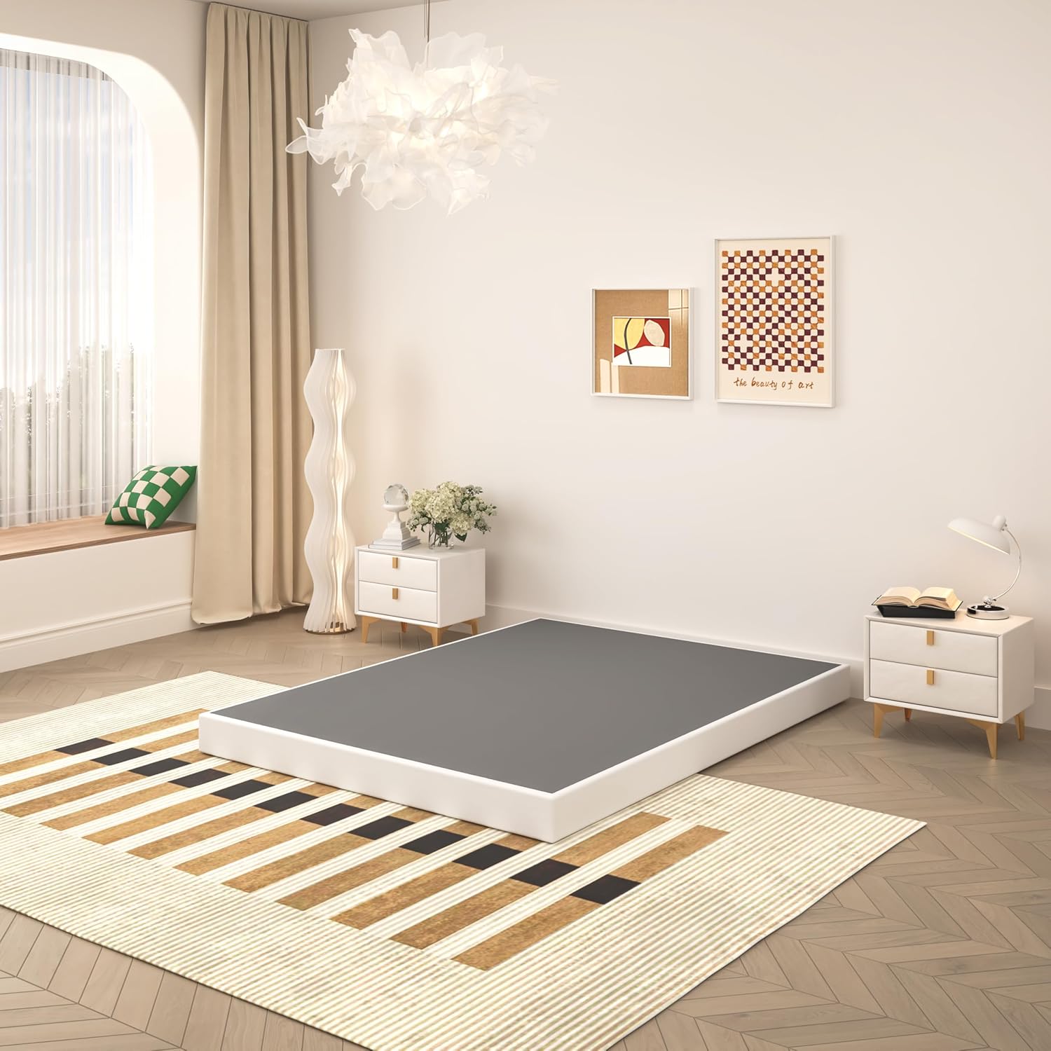 Queen Low Metal Box Spring Base