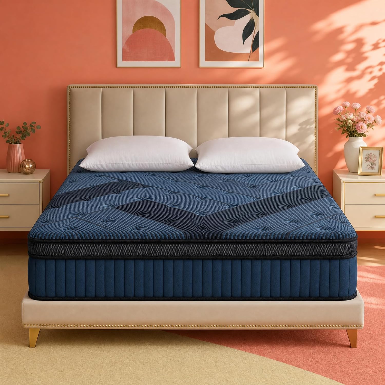 Queen Cooling Zoned Hybrid Mattress