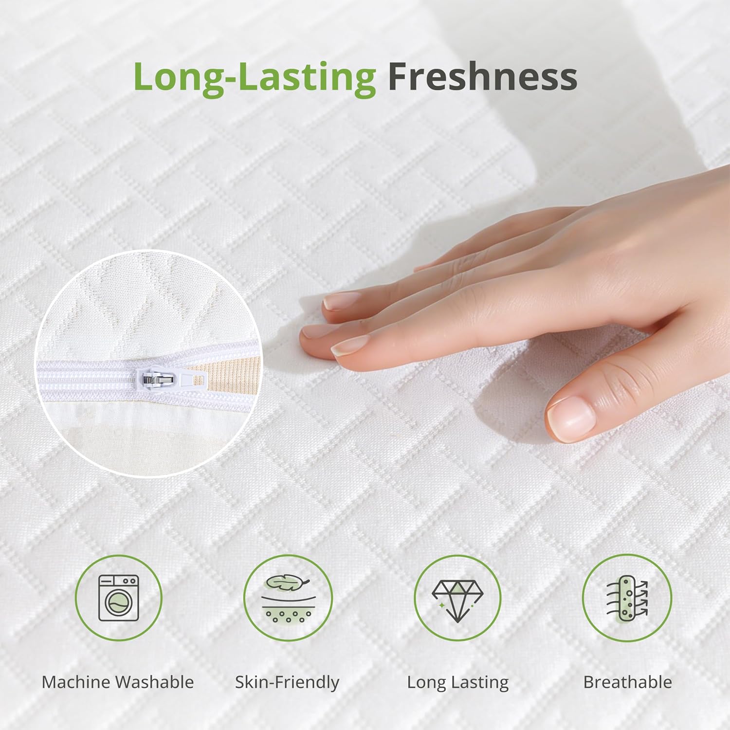 Twin XL Green Tea Gel Mattress