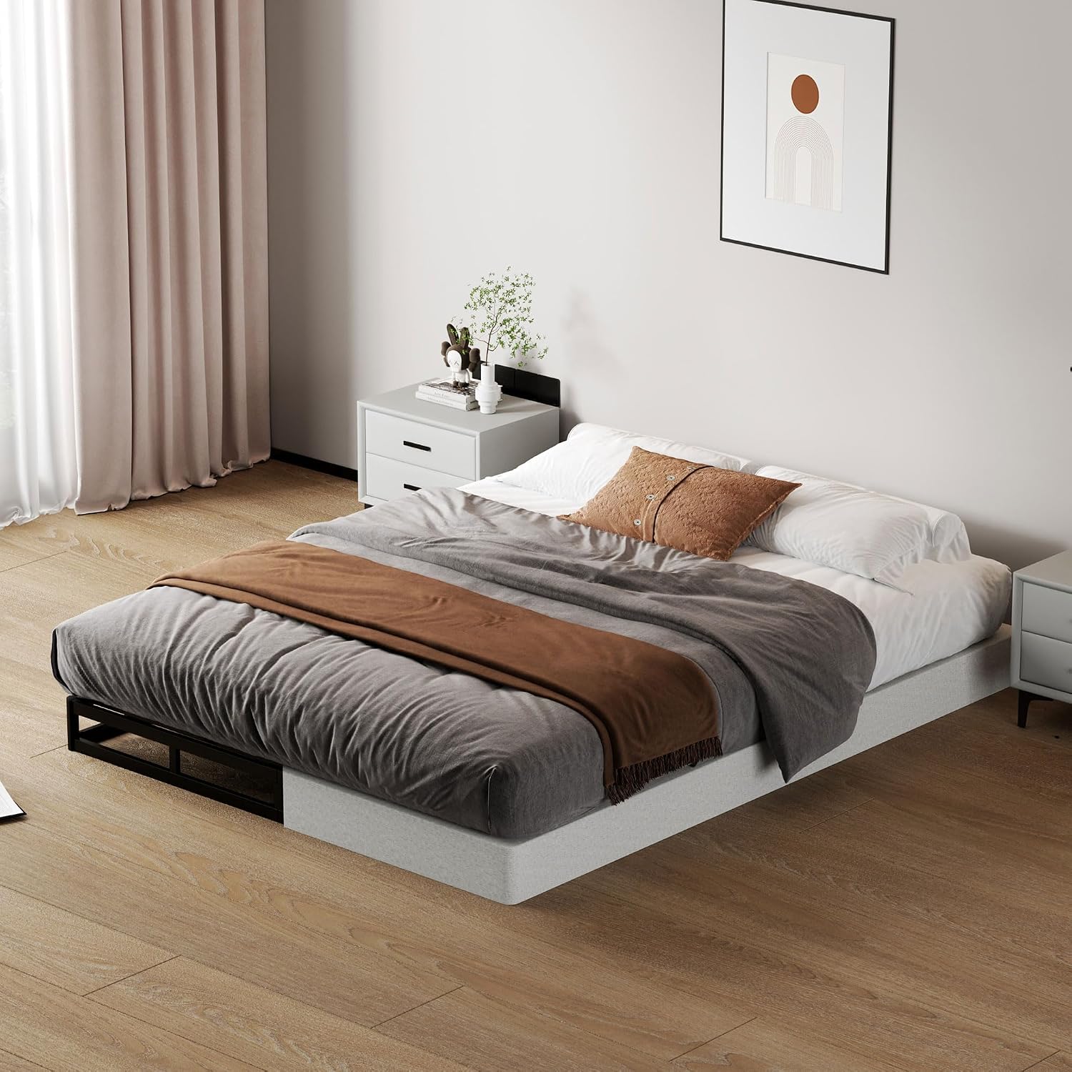 Low Profile Queen Metal Box Spring