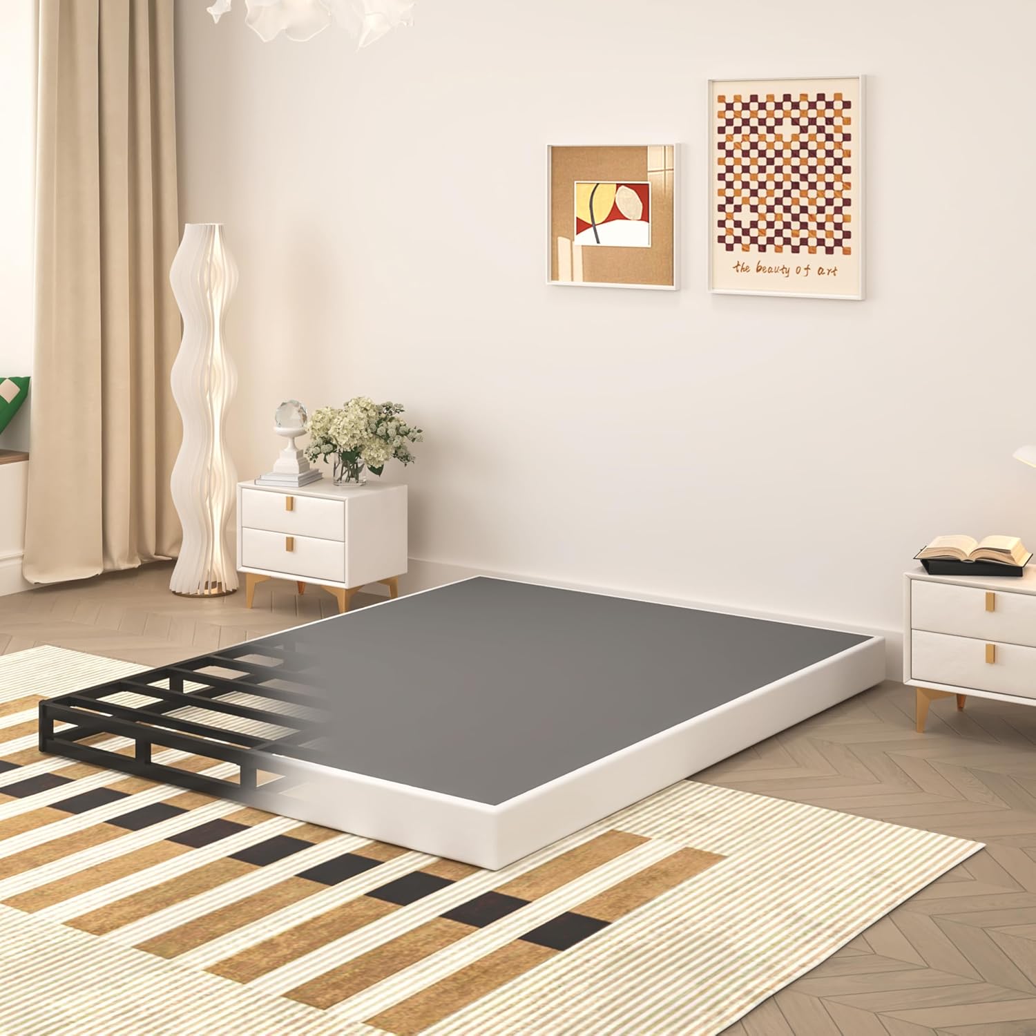 Queen Low Metal Box Spring Base