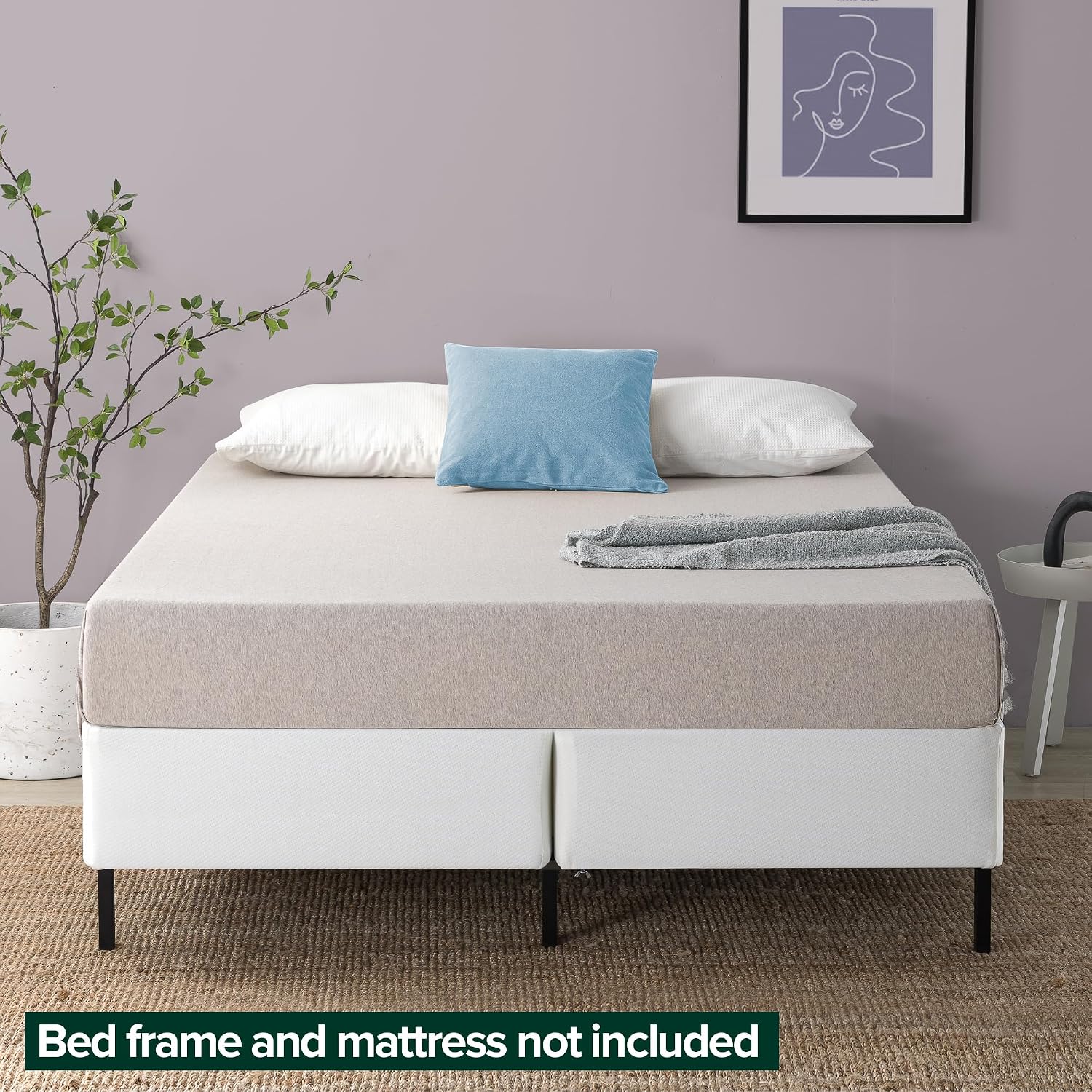 Split Queen Folding Metal Box Spring