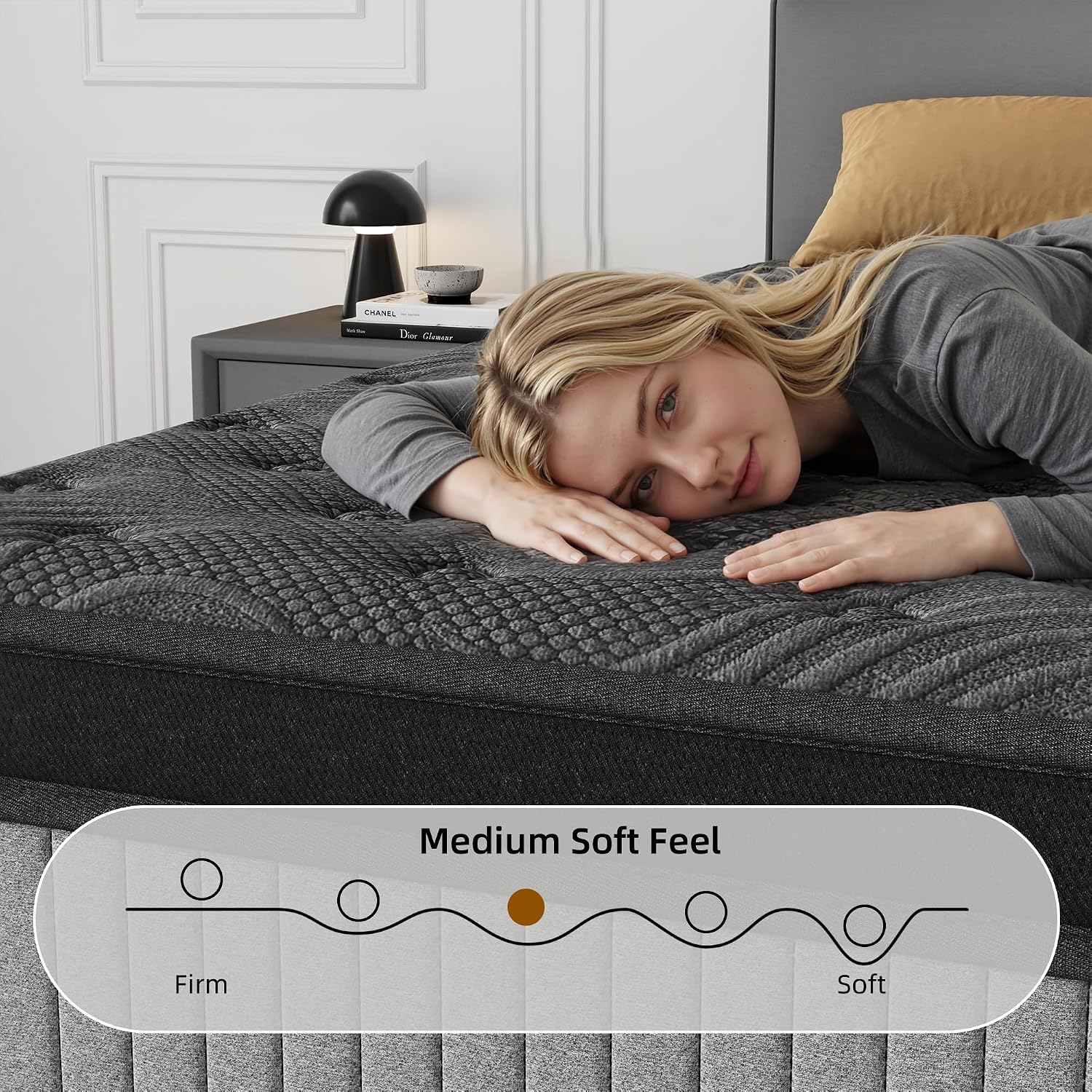 Queen Cool Gel Hybrid Mattress