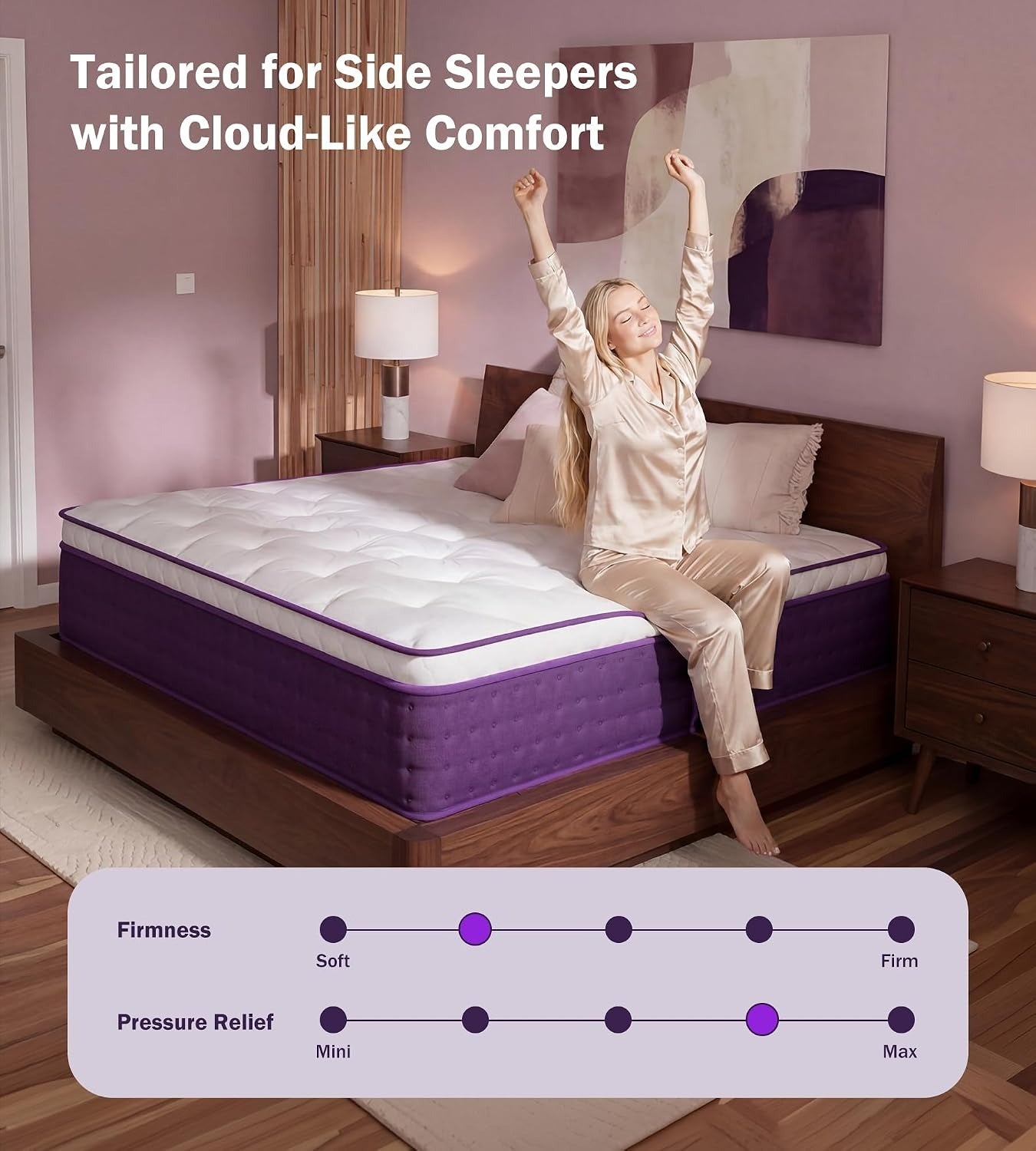 Queen Gel Hybrid Side Sleeper Mattress
