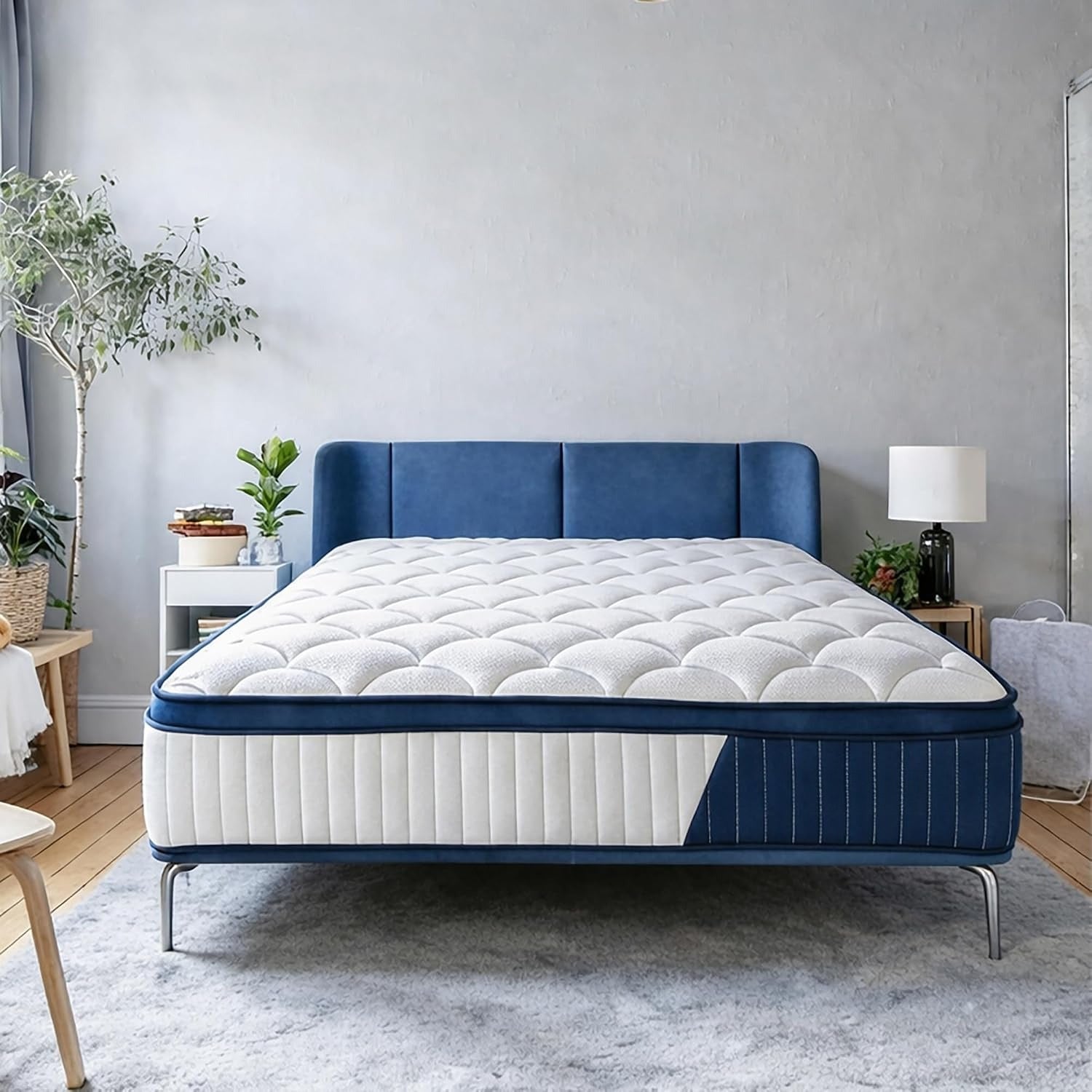 Queen Gel Hybrid Fiberglass-Free Mattress